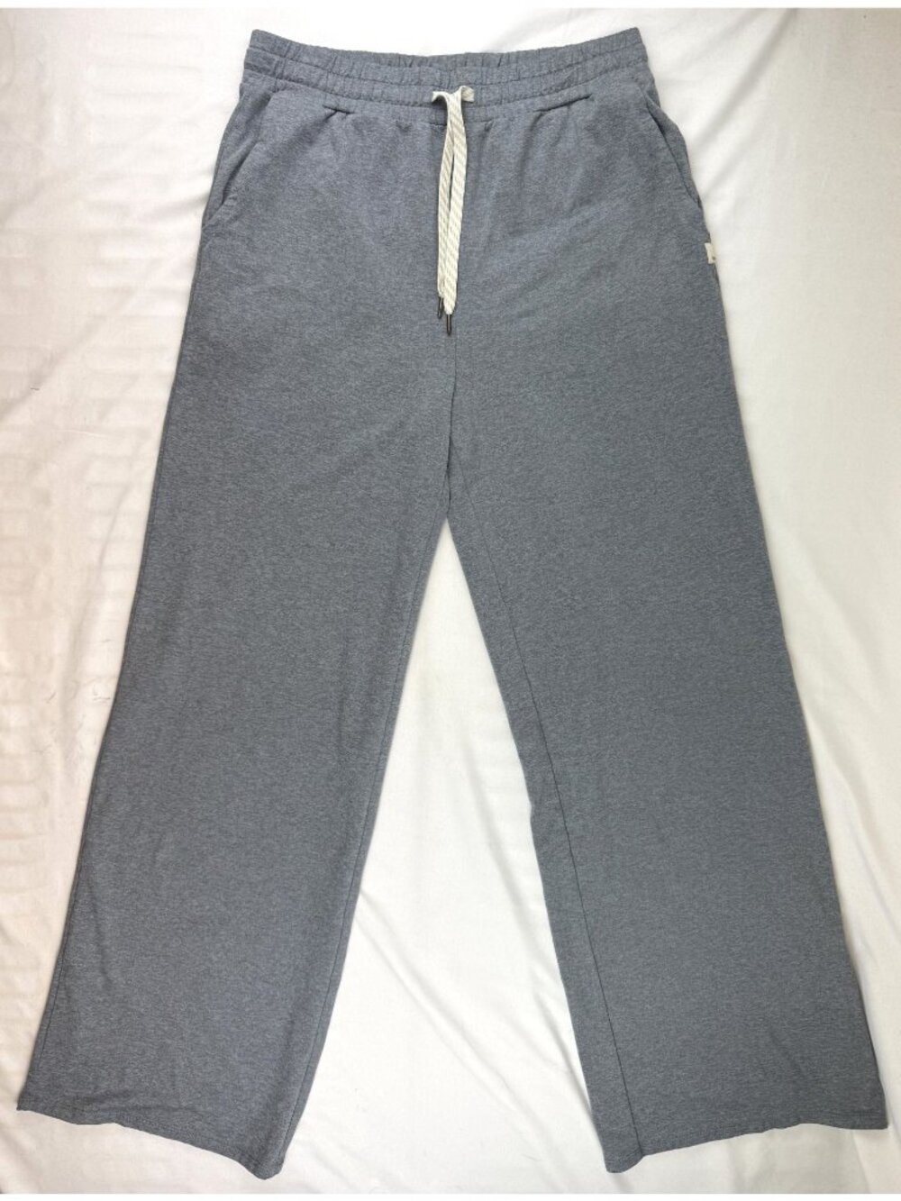 Vuori Halo Essential Wideleg Pants M Gray Dreamknit Stretch VW4023